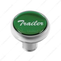 "Trailer" Deluxe Air Valve Knob - Green Glossy Sticker