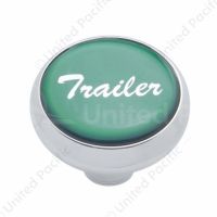 "Trailer" Deluxe Air Valve Knob - Green Glossy Sticker
