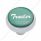 "Trailer" Deluxe Air Valve Knob - Green Glossy Sticker