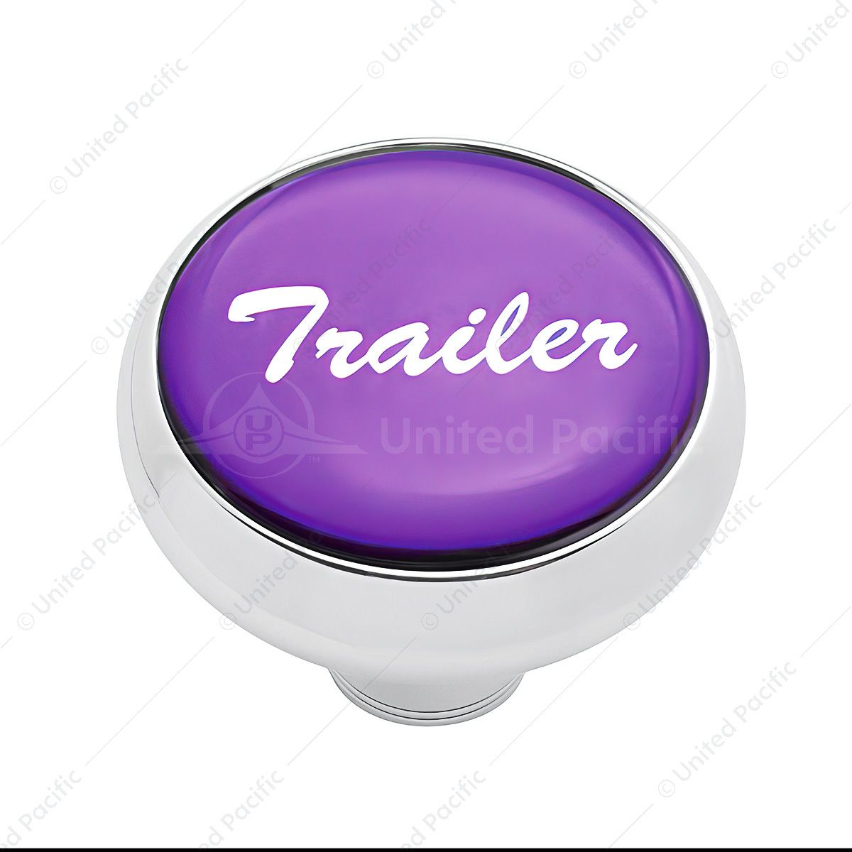"Trailer" Deluxe Air Valve Knob - Purple Glossy Sticker