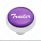 "Trailer" Deluxe Air Valve Knob - Purple Glossy Sticker