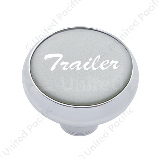 "Trailer" Deluxe Air Valve Knob - Silver Glossy Sticker