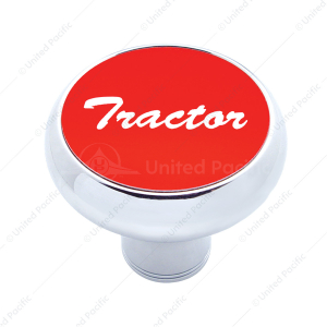 "Tractor" Deluxe Air Valve Knob With Aluminum Sticker