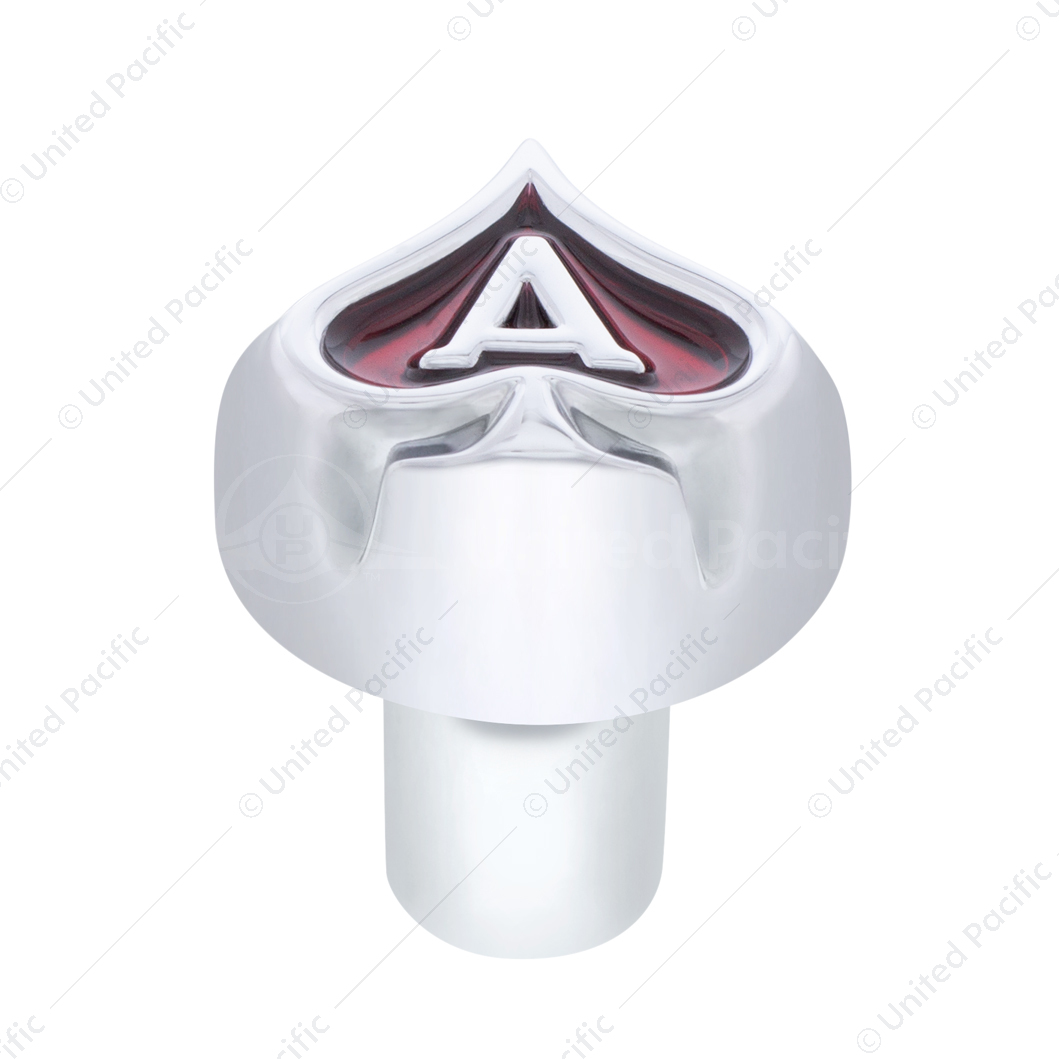 1/2"-13 Thread-On Ace of Spades Shift Knob - Chrome