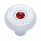 "Tractor" Deluxe Air Valve Knob - Red Crystal