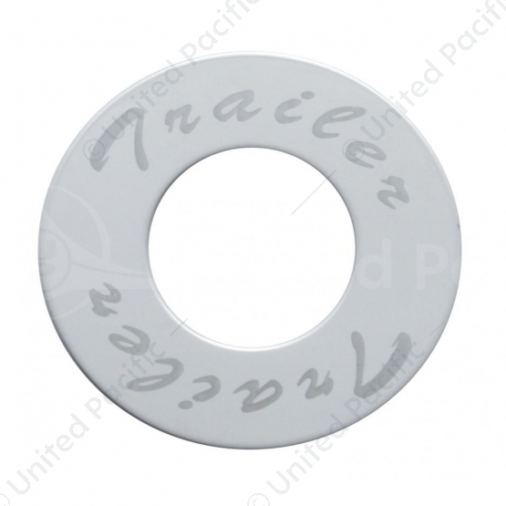 "Trailer" Stainless Deluxe Air Valve Knob Plaque Only