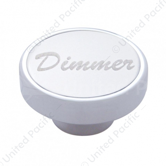 "Dimmer" Dash Knob With Stainless Plaque