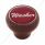 "Washer" Wood Deluxe Dash Knob - Red Glossy Sticker