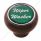 "Wiper/Washer" Wood Deluxe Dash Knob - Green Glossy Sticker