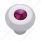 Small Deluxe Dash Knob With Purple Crystal