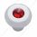 Small Deluxe Dash Knob With Red Crystal