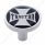 "Tractor" Long Air Valve Knob - Black Maltese Cross Sticker