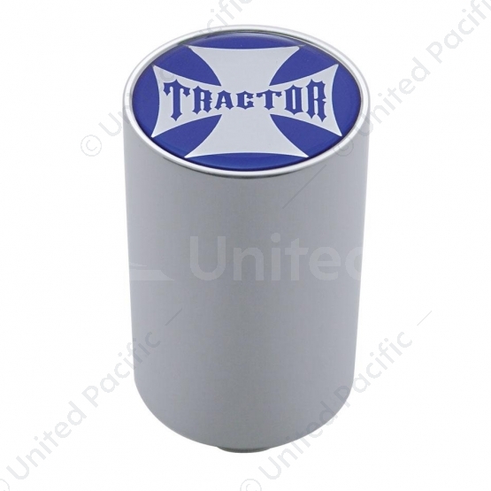 "Tractor" 3" Air Valve Knob - Blue Maltese Cross Sticker