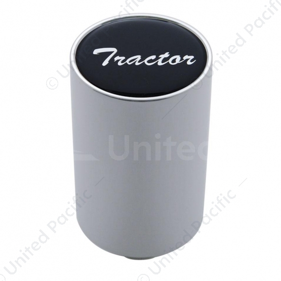 "Tractor" 3" Air Valve Knob - Black Glossy Sticker