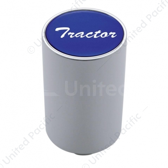 "Tractor" 3" Air Valve Knob - Blue Glossy Sticker
