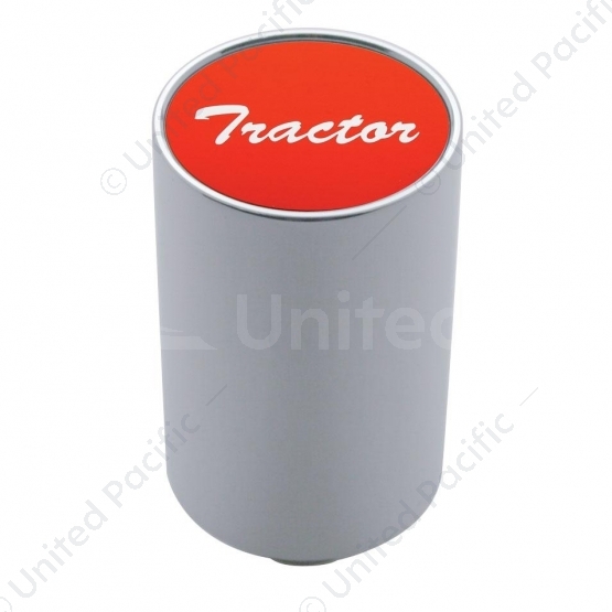 "Tractor" 3" Air Valve Knob - Red Glossy Sticker