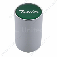 "Trailer" 3" Air Valve Knob - Green Glossy Sticker