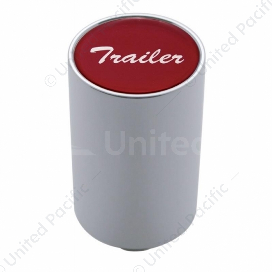"Trailer" 3" Air Valve Knob - Red Glossy Sticker