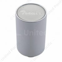 "Trailer" 3" Air Valve Knob - Silver Glossy Sticker