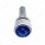 1/4"-20 Knurled Head Dash Screw For Peterbilt - Blue Crystal (14-Pack)