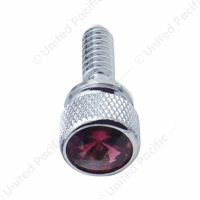 1/4"-20 Knurled Head Dash Screw For Peterbilt - Purple Crystal (14-Pack)