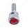 1/4"-20 Knurled Head Dash Screw For Peterbilt - Red Crystal (Bulk)