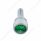 3/4" Short M6-1.0 Dash Screw For Kenworth - Green Crystal (12-Pack)