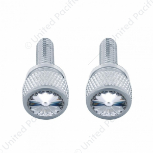 3/4" Short M6 Dash Screw With Crystal For Kenworth (2-Pack)