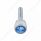 1-3/16" Long M6 Dash Screw With Crystal For Kenworth - Blue Crystal(Bulk)