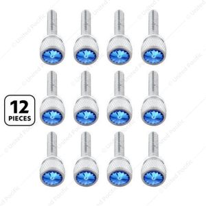 1-3/16" Long M6 Dash Screw With Crystal For Kenworth (12-Pack)