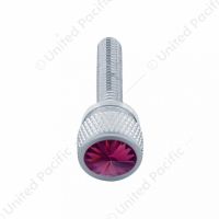 1-3/16" Long M6 Dash Screw With Crystal For Kenworth - Purple Crystal(Bulk)