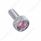 Small Dash Screw With Purple Crystal For Peterbilt (2-Pack)