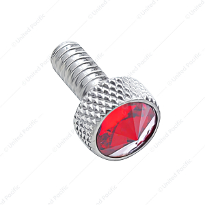 Small Dash Screw With Color Crystal For Peterbilt (2-Pack)