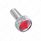 Small Dash Screw With Red Crystal For Peterbilt (2-Pack)
