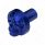 Skull Air Valve Knob - Indigo Blue
