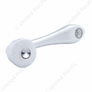 Chrome Die-Cast Window Crank With 3/8” Square Adapter & Color Crystal