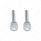 Long Knurled Thumb Dash Screw For Freightliner - Indented (Card of 2)