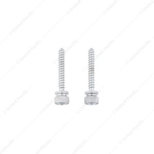 Chrome Long Dash Screw With Color Crystal For Freightliner (2-Pack)