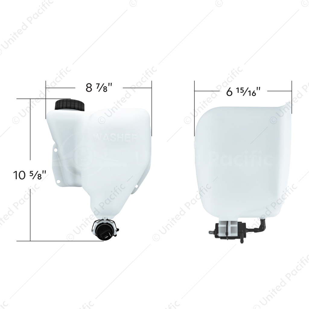 Washer Fluid Reservoir For 1989-2007 Peterbilt 379