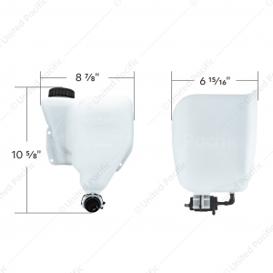 Washer Fluid Reservoir For 1989-2007 Peterbilt 379