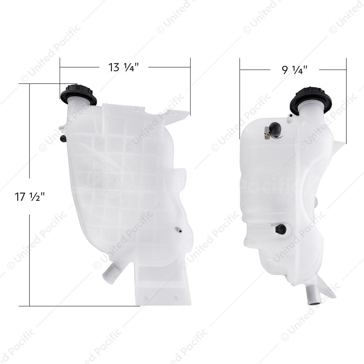 Pressurized Coolant Reservoir & Coolant Level Sensor For 2002-2017 International Durastar