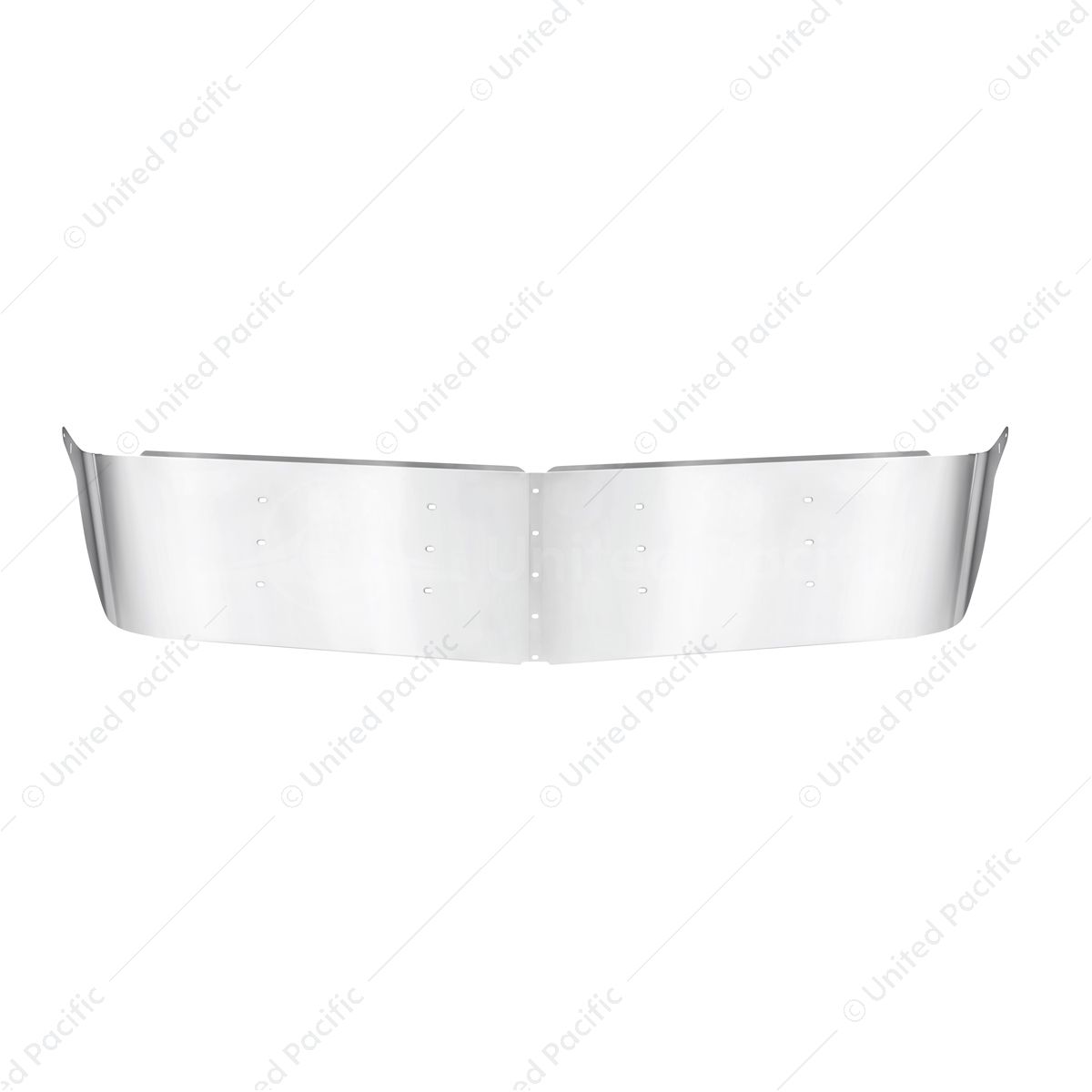 13-1/2" Stainless Curved Drop Visor For 1995-2006 Kenworth W900