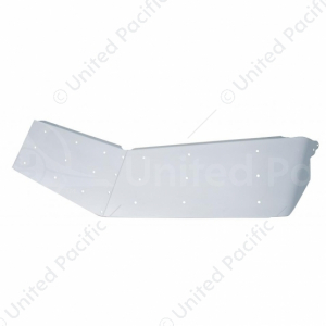 14" Stainless Ultra Cab Drop Sunvisor For 2002+ Peterbilt 379