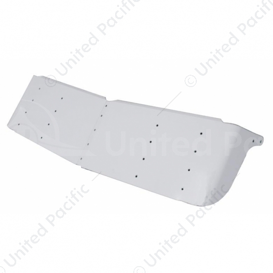 16" Stainless Gangster Style Drop Visor for 1995-2006 Kenworth W900 With Curved Windshield