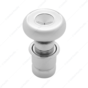 Chrome Deluxe Cigarette Lighter With Indented Center