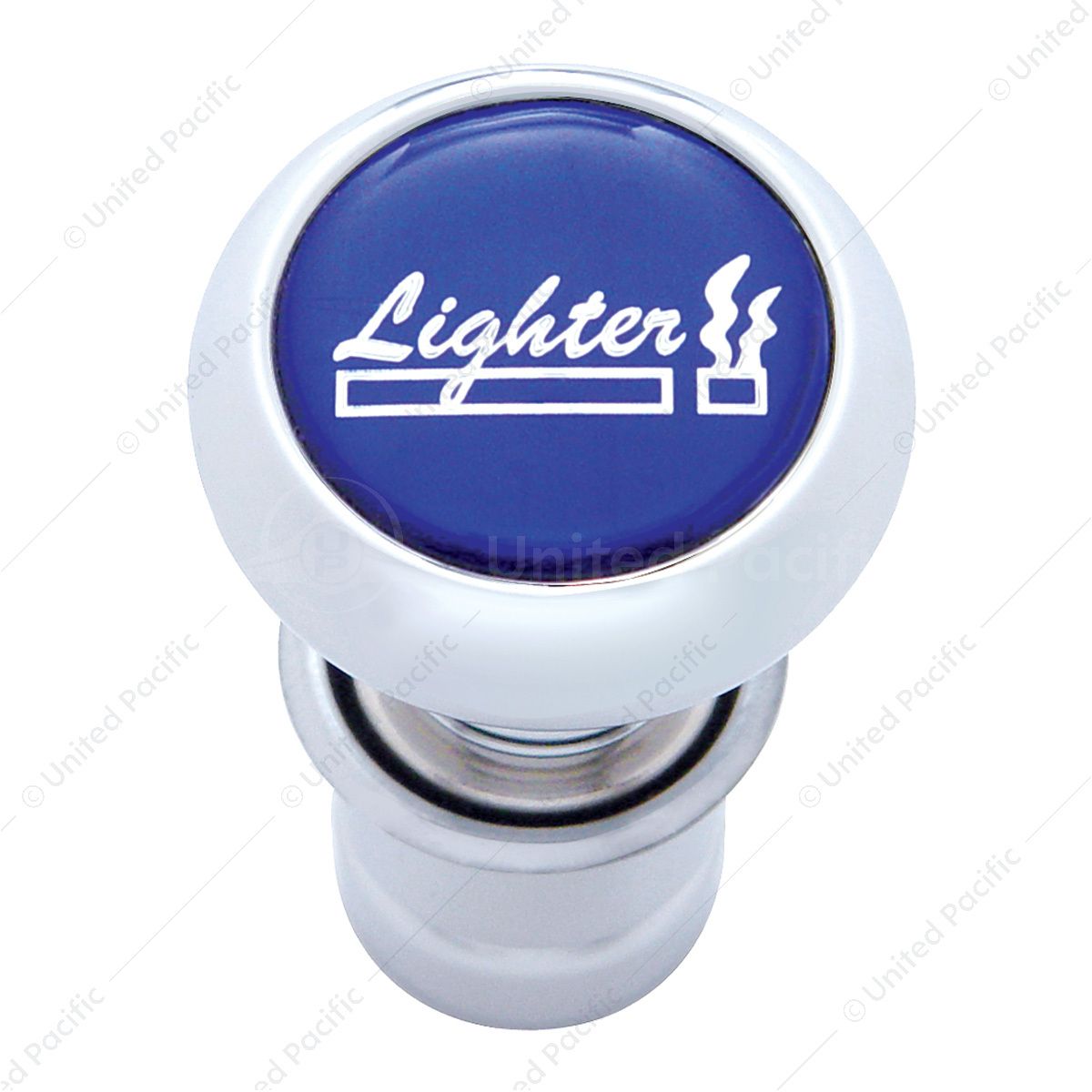 Deluxe Cigarette Lighter - Blue Glossy Sticker