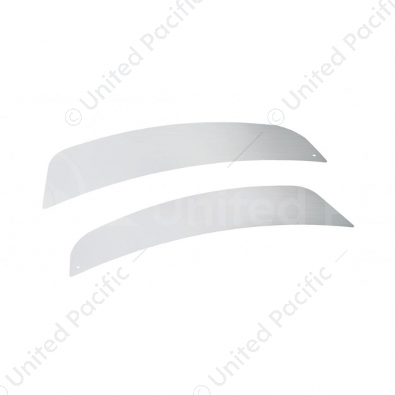 Stainless Kenworth T600 Above Headlight Fender Guards