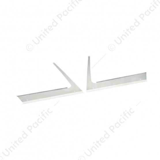 Stainless 2007+ Kenworth T800 Curved Glass Models Fender Guards