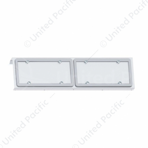 Stainless 2 License Plate Holder For 2003+ Volvo VN