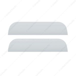 304 Stainless Steel 7" Chop Top Window Trim For 2005+ Peterbilt 379/386/389 (Pair)